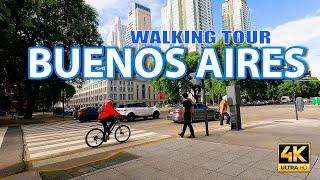 Buenos Aires Argentina most beautiful capital city of south America walking tour 4K virtual walk