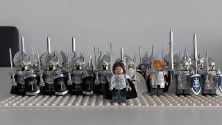 Lord of the Rings - GondorDol Amroth Army vol. 2.0 minifigures - fake Lego