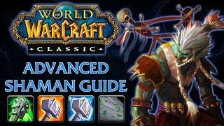 Classic WoW Advanced Shaman Guide 1 of 2 Stats Weapon Buffs Coefficients DpMEHpME Totems