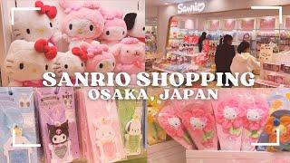 Sanrio Shopping Japan in Osaka Umeda Station & Kawaii Hello Kitty Train Ride  Virtual Tour 4k Vlog