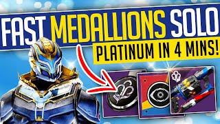 Destiny 2  FASTEST SOLO FARM Easy Platinum Medals EVERY 4 Minutes - MUST SEE