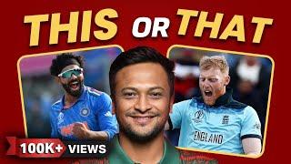 This or That ft. Shakib Al Hasan  Virat Kohli or Babar Azam  Mohammad Rizwan