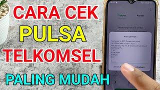 cara cek pulsa telkomsel paling mudah