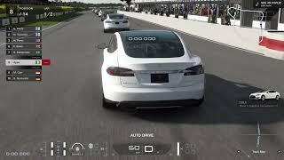 Gran Turismo 7 - Tesla Model S Arcade Race - Goodwood Track No Commentary