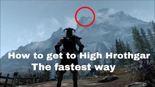 How to get to High Hrothgar the fastest way in Skyrim