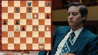 Легендарная 6 партия матча Фишер - Спасский по фильму Жертвуя пешкой  Fisher - Spassky 6 game