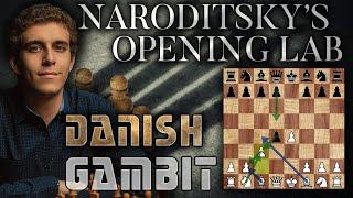 DEMOLISH the Danish Gambit with 3 Moves?  GM Naroditskys Opening Lab