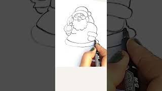 How to Draw Easy Santa Caus step by step Christmas drawing very easy for beginners.