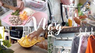 DAILY VLOG‼️ IRT Produktif Kesibukanku Dari Pagi Sampai Sore Masak Menu sederhana #irt #dapurpink