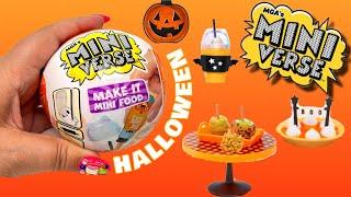 UNBOXING MINI VERSE MAKE IT MINI FOOD HALLOWEEN