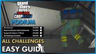 The Podium Robbery $455000 ALL Challenges  Easy Guide