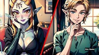 Link and Midna Go On Lunch Date The Legend Of Zelda Twilight Princess Comic