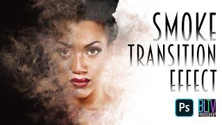 Photoshop How to Create a SMOKE Transition Effect with Photos