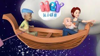 Fış Fış Kayıkçı şarkısı - Bebek Ninnileri - Bebek Şarkıları  HeyKids