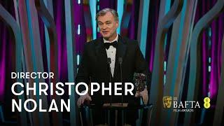 Christopher Nolan wins Director for Oppenheimer  EE BAFTA Film Awards 2024