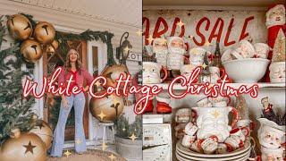 WHITE COTTAGE CHRISTMAS HOME TOUR  Rachell’s Christmas Home Tour