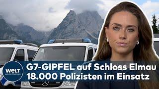 G7-GIPFEL auf Schloss Elmau 20.000 Demonstranten erwartet - 18.000 Polizisten im Einsatz