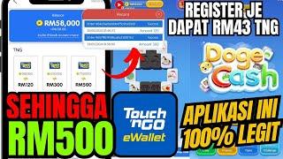 Terbaru DOGE CASH APP - DAPAT DUIT TnG Free GAME BUAT DUIT Sehingga RM500 Bukti Pembayaran