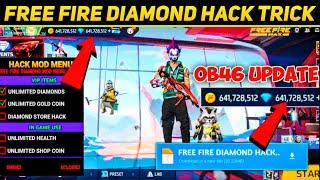 FREE FIRE DIAMOND HACK  FREE FIRE NEW MOD MENU OB46  UNLIMITED DIAMOND SCRIPT MOD APK 2024