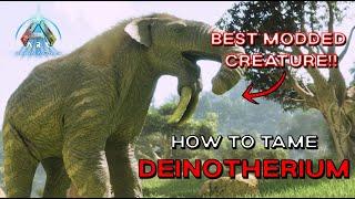 ARK Survival Ascended  How to Tame DEINOTHERIUM - a MUST HAVE tame Ark Additions
