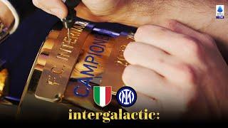 The engraving of Inters trophy  #InterGalactic  Inter Scudetto  Serie A 202324