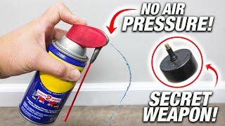 STOP Throwing Away Aerosol Spray Cans With No AIR How To Recharge Save And Fix It DIY
