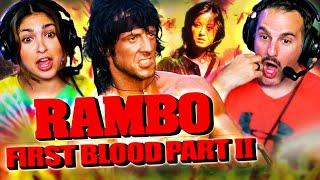 RAMBO FIRST BLOOD PART II 1985 Movie Reaction  First Time Watch  Sylvester Stallone