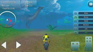 Dinosaur Park Bike Racing Simulator