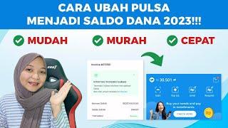 CARA UBAH PULSA MENJADI SALDO DANA‼️ SUPER CEPAT APLIKASI TUKAR PULSA