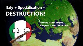 DESTROYING EUROPE With SPECIALISED DOCTRINE as ITALY  Rise of Nations