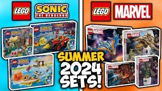 Lego Sonic & Marvel SUMMER 2024 Sets REVEALED  Super Sonic Avengers & MORE