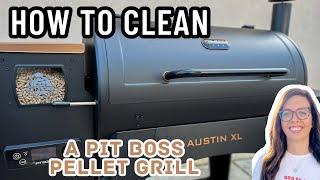 HOW TO CLEAN PIT BOSS PELLET GRILL  How to clean Austin XL Onyx Edition