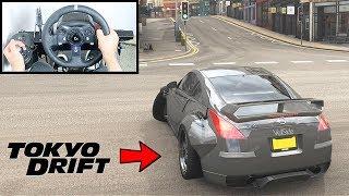 Forza Horizon 4 DK Nissan 350z Steering Wheel + Shifter Tokyo Drift Gameplay