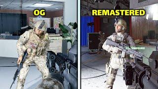 Cool Changes In Charlie Dont Surf Mission  COD 4 MW OG vs Remastered  PART 3