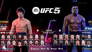 UFC 5 - Full Roster All Fighter likeness Ratings & More EA Sports UFC 5