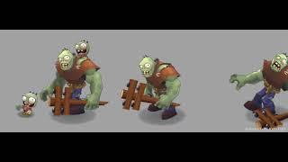 Plants vs. Zombies 3 - Old Gargantuar and Imp Animation