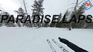 a few PARADISE LAPS at POWDER MOUNTAIN