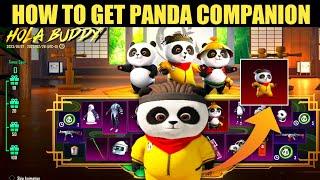 HOW TO GET PERMANENT PANDA COMPANION IN PUBG MOBILE  NEW HOLA BUDDY EVENT