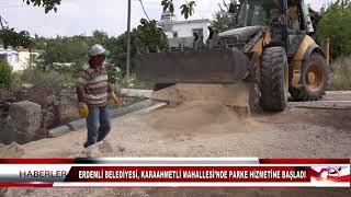 ERDEMLİ BELEDİYESİ KARAAHMETLİ MAHALLESİ’NDE PARKE HİZMETİNE BAŞLADI