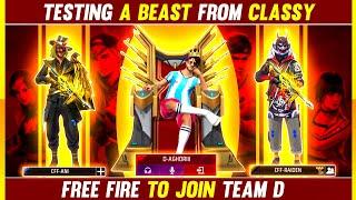 Testing Aimbot User From Classy Free Fire To Join Our Guild Garena FreeFire