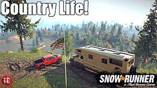 SnowRunner NEW COUNTRY LIFE RP Map EARTHROAMER Console DROP
