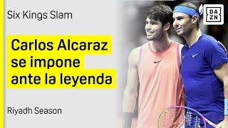 Carlos Alcaraz vs Rafa Nadal 6-3 6-3  Resumen y highlights Six Kings Slam  Riyadh Season