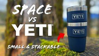 Save Space Enjoy Hot Coffee  - YETI 8oz Stackable Cup