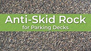 Repairing a Parking Deck with Armorstone®  The Anti-Skid Rock & Calcined Bauxite Alternative