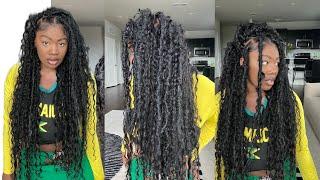 BOHO FAUX LOCS USING 3 BUNDLES  EASY STEP-BY-STEP TUTORIAL  PROTECTIVE STYLE