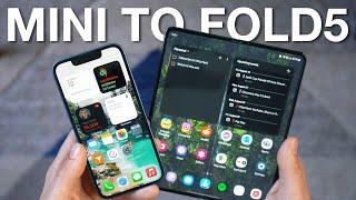 I switched to the Samsung Fold5 from iPhone 13 mini -  Heres why...
