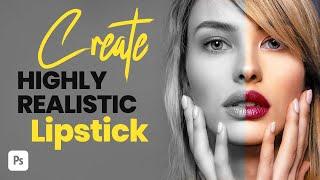 3 Steps For Creating Lipstick Color in Photoshop - 2 Minutes Tutorial