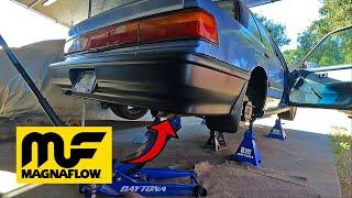 Building a CUSTOM Stainless OVAL Exhaust For my K20 Turbo AWD EF