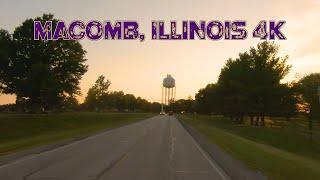 A College Town in the Middle of Nowhere Macomb Illinois 4K.