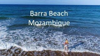 Travel Documentary. Barra Beach by Drone -  Mozambique